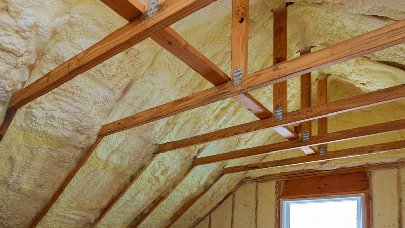 Insulation Of Attic With Foam Polyurea Insulation Cold Barrier And Insulation Material Insulation Of Attic With Foam Polyurea Insulation Cold Barrier And Insulation Material