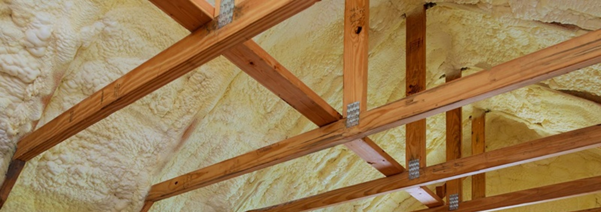 Insulation Of Attic With Foam Polyurea Insulation Cold Barrier And Insulation Material