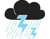 Triangle Shape Decorative Gable With Colonial White Soffit And Fascia On A Blue Horizontal Vinyl Siding Modern American Estate Home With Colorful Dramatic Stunning Orange Sunset Sky