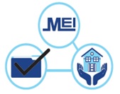 Triangle Shape Decorative Gable With Colonial White Soffit And Fascia On A Blue Horizontal Vinyl Siding Modern American Estate Home With Colorful Dramatic Stunning Orange Sunset Sky