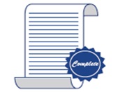 Triangle Shape Decorative Gable With Colonial White Soffit And Fascia On A Blue Horizontal Vinyl Siding Modern American Estate Home With Colorful Dramatic Stunning Orange Sunset Sky