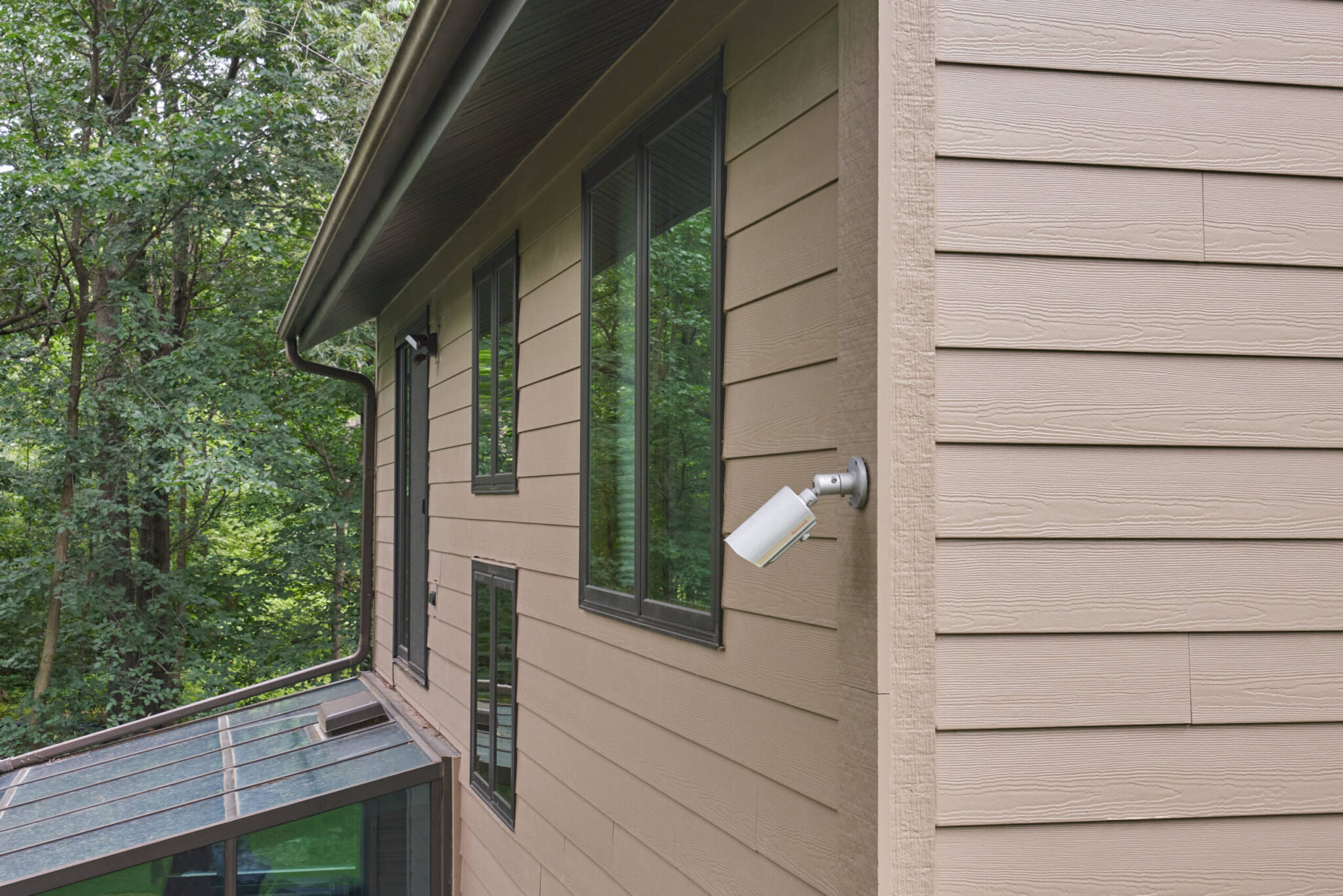 James Hardie fiber cement siding on house