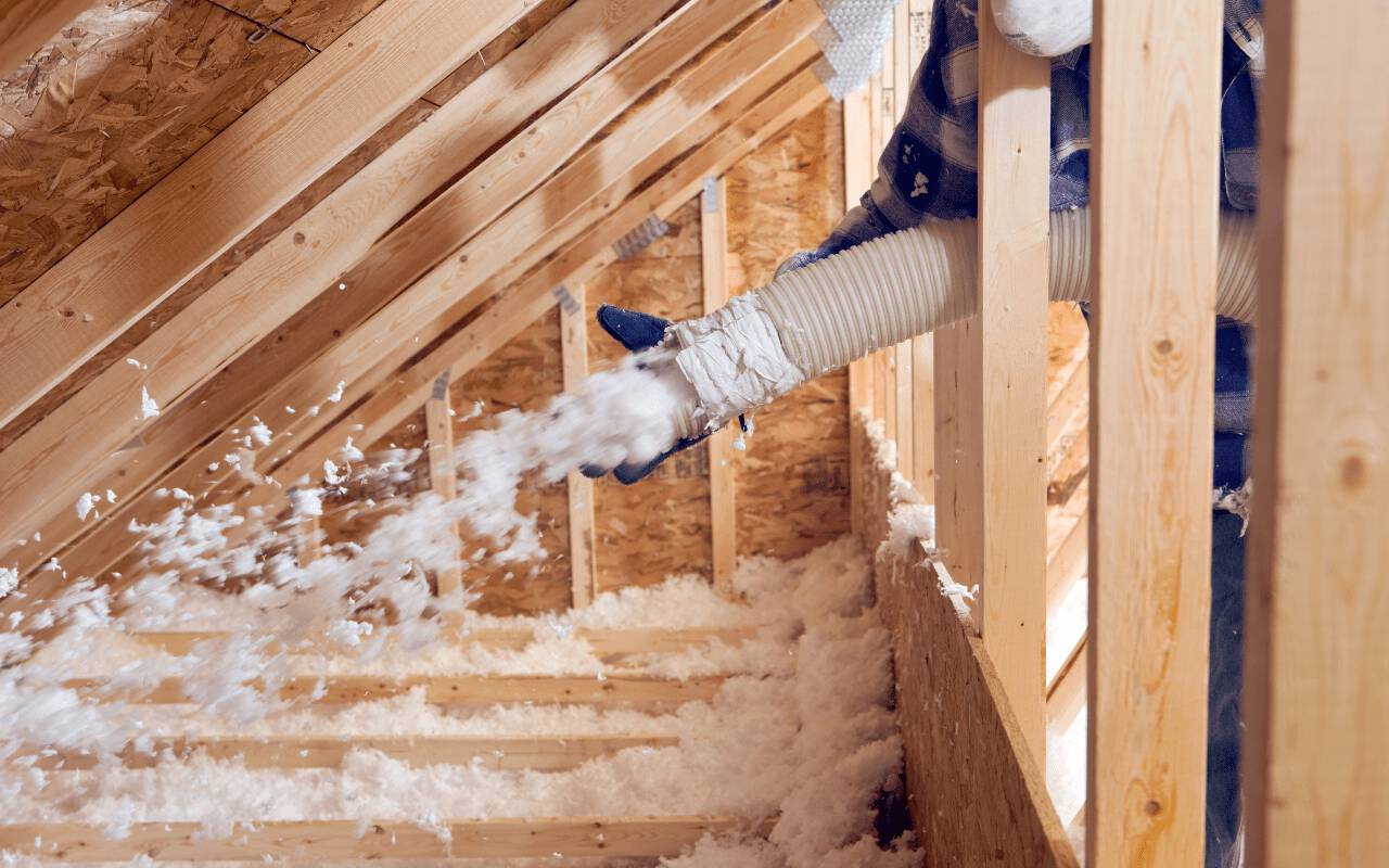 loose fill blow-in insulation