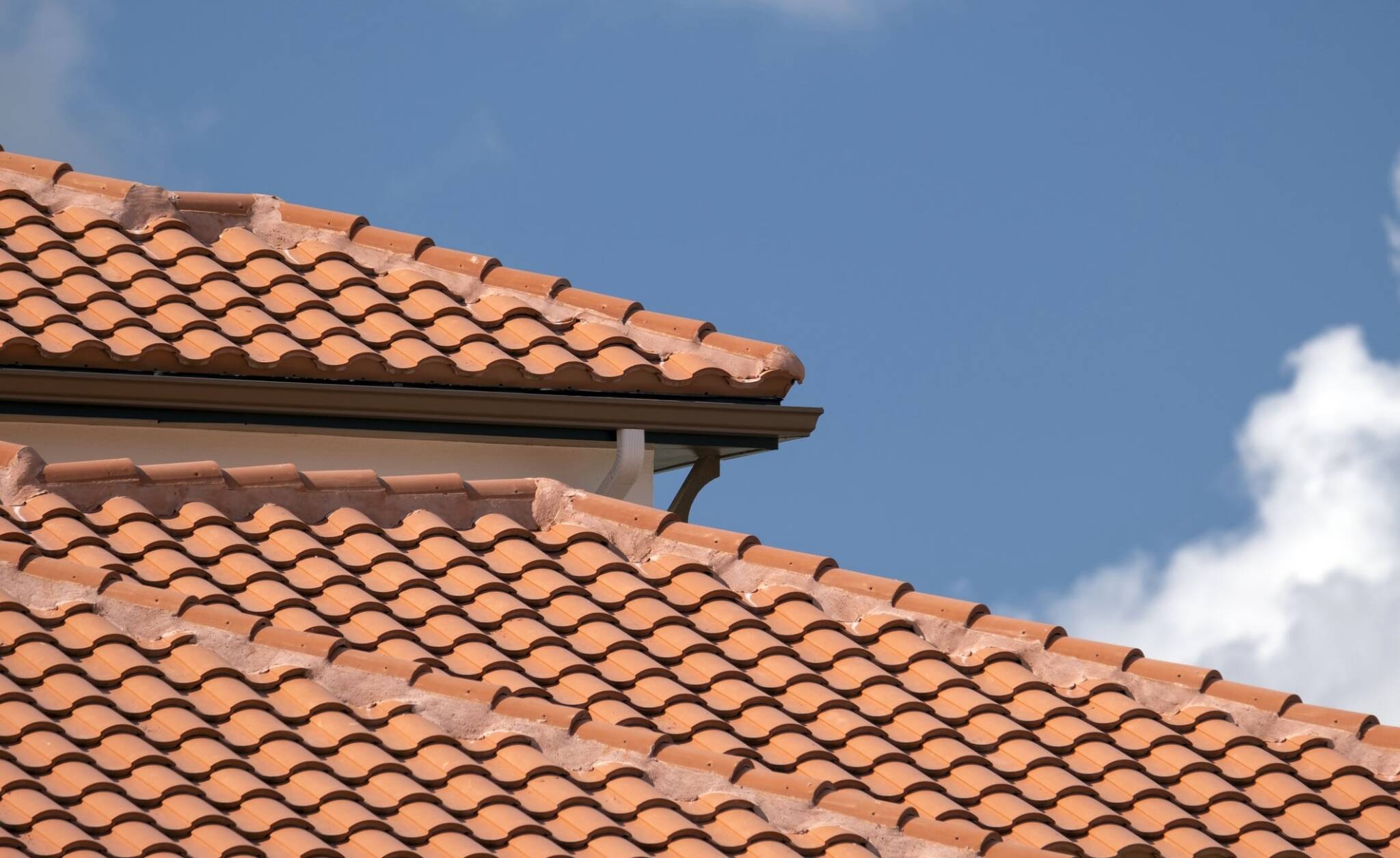 Clay tile roofing